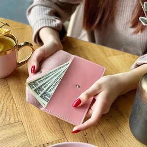 Handmade Genuine Leather Luxury Lightweight Bill Holder & <b>Folder</b> with Customizable Options LBH-0229 - Product Image 1