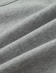 Shorts de sport 100 % coton, performance active, taille élastique tricotée, mi-longueur, respirant, décontracté et confortable - Product Image 4