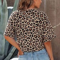 Camiseta sin mangas de jersey de poliéster/algodón liso para mujer con logo frontal personalizable, cuello redondo, blusa casual de verano, estilo crop