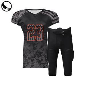 Maillot de football américain personnalisé pour adultes et jeunes, vierge, pour entraînement, avec impression par sublimation, vente en gros, économique, style uniforme - Product Image 2