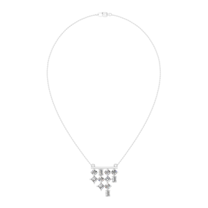 สร้อยคอระย้าประดับเพชรรูปเจ้าหญิงสีเขียวมรกตหรูหราขนาด14K/18K สีขาวทองมีสีโรสโกลด์ให้เลือกซื้อเป็นจำนวนมาก - Product Image 5