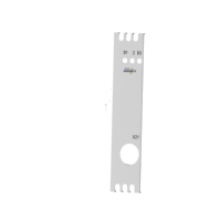 RDEKONO Rackwork Universal Rack Mounted Steel Flat Panel Accessory, Panel Depan Ukuran 3U yang Dapat Disesuaikan