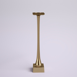 Elegante Portavelas de Aluminio Dorado, Florero Decorativo Moderno para Mesa, Decoración del Hogar, Navidad, Pascua y Eventos, al Mejor Precio - Product Image 4