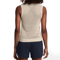 Polo sans manches tendance pour femme – Gilet de golf léger en maille – Personnalisation du logo OEM – Marque privée – Haut de performance