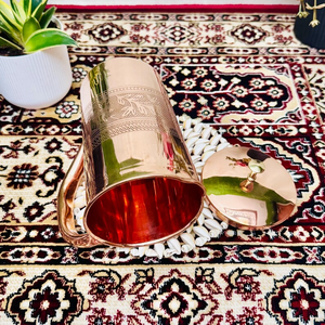 Ayurveda Pure <b>Copper</b> Eco-Friendly 1000-1500ml Customizable Water Kettles Restaurant and Hotel <b>Table</b> Decorative - Product Image 3