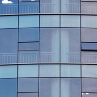 Sistem Dinding Tirai Aluminium Profil Dinding Tirai Kaca Eksterior Harga Per M2 Harga Dinding Kaca Rangka Aluminium Bangunan Eksterior