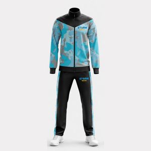 Survêtement d'entraînement athlétique pour équipe de basketball, nouveau, 100% polyester, vêtements de sport personnalisés, séchage rapide, sublimation, tenue d'échauffement - Product Image 2