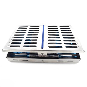 Juego de 10 Elevadores Periósteos, Instrumentos Quirúrgicos Dentales, Recubrimiento Azul, Acero Inoxidable de Primera Calidad, Sambrialmed International - Product Image 3