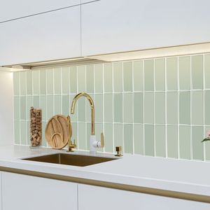 10 pz Piastrelle Adesive 25x25 cm per Pareti Antispruzzo, Facili da Installare, Stile Subway per Cucina e Bagno, 100% Impermeabili - Product Image 2