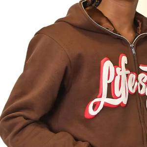 Sweat-shirts à capuche pour hommes de qualité supérieure, style tendance, prix abordable, vente chaude, légers, avec impression en relief, sur mesure - Product Image 2