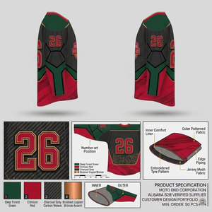 Camiseta de Hockey sobre Hielo con Bandera, Manga Corta, de Poliéster Transpirable de Secado Rápido, para Entrenamiento, Partido, Venta al por Mayor, Pedidos de Equipo - Product Image 2