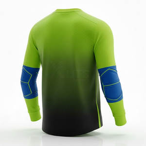 Maillot de gardien de but sportif léger grande taille à manches longues – Tenue d'entraînement et de match confortable, respirante et anti-humidité - Product Image 3