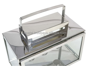 โคมไฟตกแต่งสวนทนสภาพอากาศทำจากสแตนเลสโคมไฟในสวนกระจกนิรภัยโคมไฟปรับแต่งสวน - Product Image 3