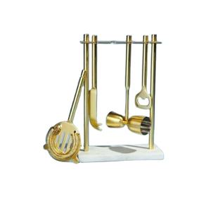 Customized Design Stainless Steel Jigger and Ice Tangle <b>Bar</b> Strainers for Home and Hotel Kitchen Tabletop Decorative <b>Bar</b> <b>Tools</b> - Product Image 1