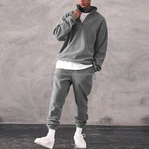 Sudadera Deportiva de Felpa con Media Cremallera y Bordado Personalizado de Fabricante Mayorista OEM - Product Image 5