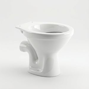 Inodoro de Cerámica EWC con Sifón en P, de Una Pieza, Moderno, con Doble Descarga, Sanitario para Baño - Product Image 1