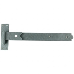 Factory Direct Wrought Iron Strap Hinge Rustic Black <b>Barn</b> <b>Door</b> <b>Hardware</b> Antique Forged Gate T-Hinge For Wooden Fences And Sheds - Product Image 5