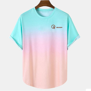 T-shirt en coton pour homme, coupe décontractée, style personnalisé, adapté à un usage quotidien, texture douce, vous garde au frais et confortable. - Product Image 1