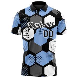 Polo de sport unisexe personnalisé, sublimation numérique, contrôle de l'humidité, vêtements de sport en polyester, fournisseur OEM, directement de l'usine - Product Image 2