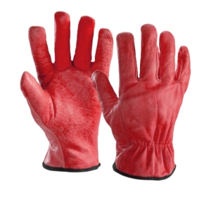 Heavy Duty Cowhide Grain Leather Driver <b>Gloves</b> Industrial Safety Hand Protection Anti-Cut Function Soft Comfortable Construction - Product Image 6