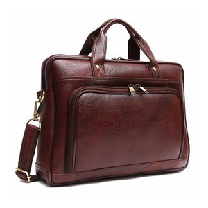 Sac pour ordinateur portable en cuir véritable pour femme, style sac à main moderne, grande capacité, pour le bureau, imperméable, écologique, étui de protection - Product Image 6