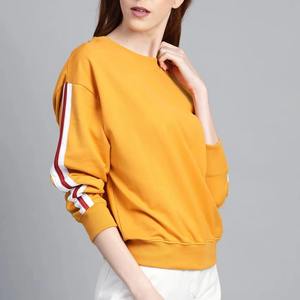 Sweat-shirts pour femmes, nouveau style, couleur unie, pour un look décontracté, en vente en ligne à bas prix - Product Image 6
