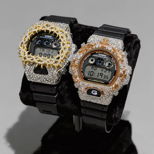 Luxury Men's G SHO Quartz ETA Mechanical VVS Moissanite Business Style Hip Hop Iced <b>Diamant</b>-encrusted Metal Leather 3Bar 42mm - Product Image 1