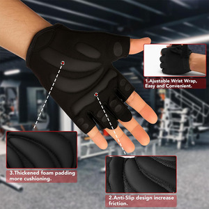 Gants d'entraînement légers avec matériau respirant et poignée rembourrée pour la musculation et le renforcement musculaire, gants de sport en gros pour la salle de sport - Product Image 5