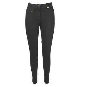 Pantalones de equitación para mujer, leggings ecuestres cálidos, de cintura alta, con agarre de silicona, pantalones de montar térmicos, suaves y elásticos. - Product Image 1