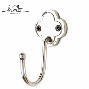Handcrafted Solid Brass Double Prong Wall Hook Heavy Duty <b>Coat</b> Hook Key Holder Towel <b>Robe</b> Hanger Modern Home Decor - Product Image 2