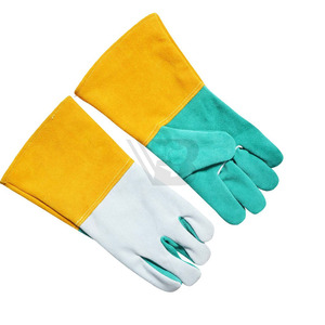 High Quality Welding Safety Work <b>Gloves</b> Palm Protective Welding Cow Leather Heavy Duty Safety <b>Gloves</b> Manufacturer Supplier - Product Image 5