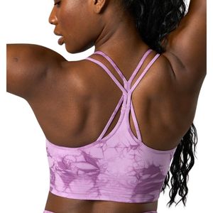 Women Seamless Sports Bra Breathable Strappy <b>Back</b> Yoga Bra Stretch Fitness Gym Workout Activewear Custom Logo - Product Image 3