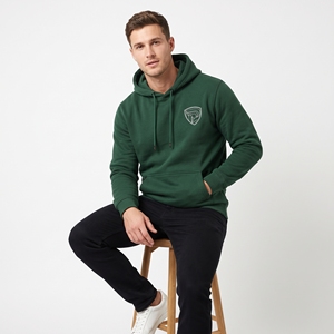 Sweat-shirt à capuche en molleton vert pour homme Dumela avec logo brodé, poche avant, coupe décontractée, vêtement d'automne - Product Image 4