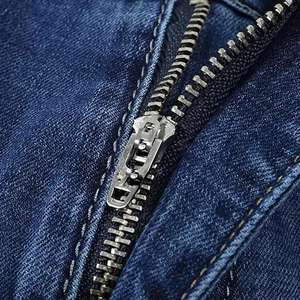 Acid Wash Solid Casual Vintage Distressed Streetwear Hip Hop Trendy Breathable Oversized Denim Shorts Men Summer - Product Image 6