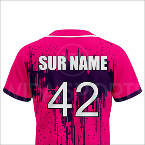 Custom Baseball Uniform Set Breathable Four-Way Stretch Eco-Friendly Polyester Moisture Wicking Sublimation Jersey Team - Product Image 5