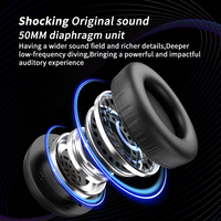 LDON X1 Headset Gaming Profesional Over-Ear Berkabel dengan Mikrofon, Lampu LED RGB, Suara Surround 7.1, Kabel 1.8m, Volume Sesuai Kebutuhan PC
