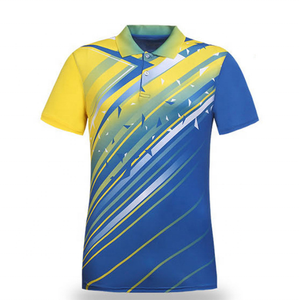 Servicio OEM al por Mayor, Camiseta con Diseño Personalizado, 100% Poliéster, Impresión Digital, Secado Rápido, Manga Corta, para Golf Masculino - Product Image 3