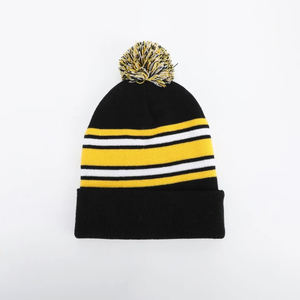 Bonnets d'hiver en laine tricotée unie personnalisés OEM ODM pour hommes – Bonnets pliables tendance à prix abordable - Product Image 2