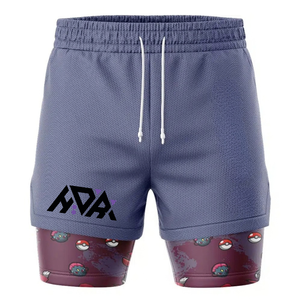 Custom Logo <b>Mens</b> 2 in 1 Running <b>Shorts</b> Quick Dry <b>Compression</b> Pocket Fitness Gym <b>Shorts</b> Wholesale Manufacturer - Product Image 1