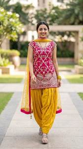 Nueva Llegada de Vestidos Punjabi para Mujer, Bordados, Tradicionales, para Fiestas, Ropa India y Pakistaní, Vestidos Anarkli de Diseñador para Mujer - Product Image 3