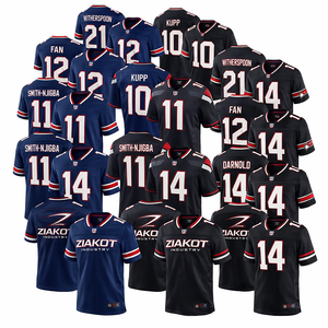 Maillot de football personnalisé de qualité supérieure, fabricant d'uniformes de football Ziakot, maillot de football authentique en mesh vert et blanc sur mesure - Product Image 1