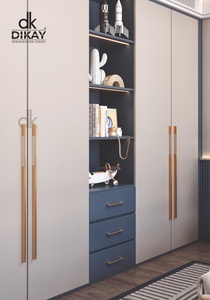 DIKAY Minimalist Brass Cabinet Bar Handles Durable Kitchen Furniture <b>Pulls</b> Modern Design White Black <b>Gold</b> Bronze - Product Image 6