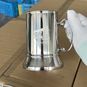 Chopes à bière isothermes en acier inoxydable à double paroi pour fêtes, mariages et voyages - Product Image 2
