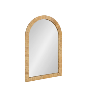 Handcrafted Bohemian Rattan Arch <b>Mirror</b> Rattan <b>Wall</b> <b>Mirror</b> for Bedroom Bathroom Entry way Decor from Vietnam B2B - Product Image 1