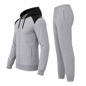 Alxin - Conjunto Deportivo Informal Ligero Personalizado de Alta Calidad para Hombre, Diseño 2 en 1, Poliéster/Algodón Transpirable, para Otoño - Product Image 5