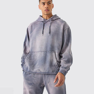 Survêtement délavé à l'acide, tissu doux, coupe décontractée, idéal pour le sport, les tenues décontractées et les vêtements de détente - Product Image 5