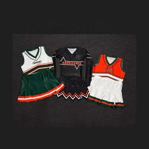 Conjunto de Uniforme de Animadoras Juveniles Personalizado de Calidad Premium, Top sin Mangas y Falda Plisada para Mujeres - Product Image 1