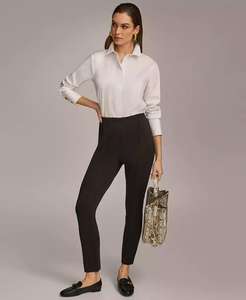 Pantaloni Skinny alla caviglia Donna Donna Karan a vita alta | Donna Karan New York - Product Image 5