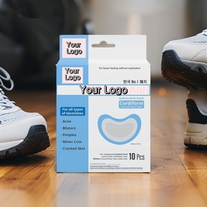 Parches Hidrocoloides LAB20 para Talones, Cuidado de Verrugas, Tratamiento del Acné, Apósito Adhesivo Impermeable para Pies, Forma de Corazón, 10 Unidades, 45mm x 31mm - Product Image 4