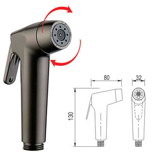 KSVX-29 Rociador de Bidé de Plástico ABS Cromado Personalizable, Cabezal de Bidé Shattaf Moderno, Montado en la Pared para Baño - KSN Vietnam - Product Image 1